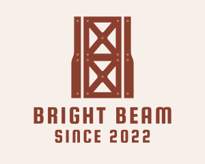 Beam - Industrial Steel Structure logo design