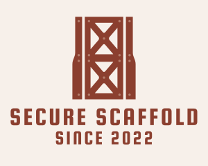 Scaffolding - Industrial Steel Structure logo design