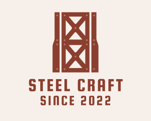 Steel - Industrial Steel Structure logo design