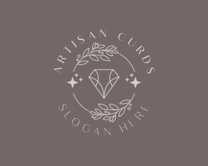 Crystal Diamond Jewelry logo design