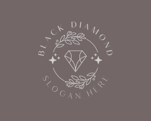 Crystal Diamond Jewelry logo design