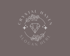 Crystal Diamond Jewelry logo design