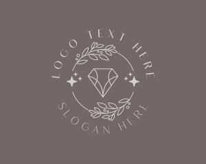 Crystal Diamond Jewelry logo design