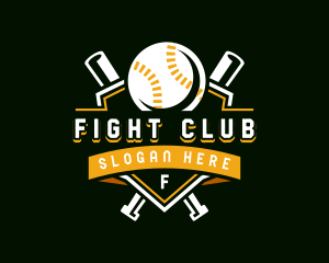 Baseball League Club logo design