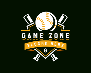 Baseball League Club logo design