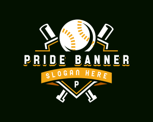 Baseball League Club logo design