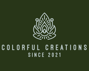 Religious Candle Spa logo design