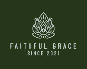 Religious - Religious Candle Spa logo design