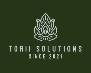 Religious Candle Spa logo design