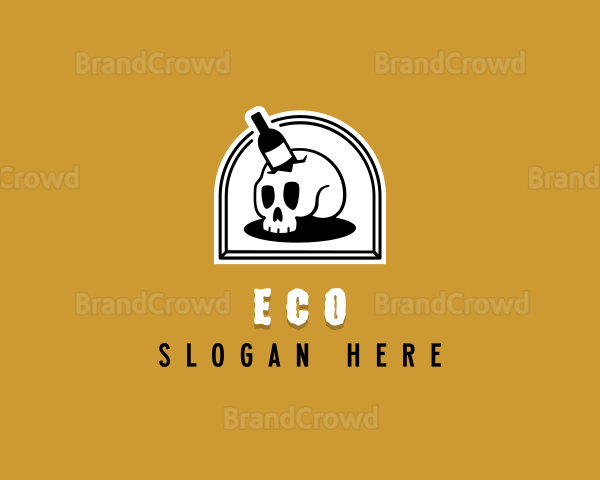 Skull Liquor Bar Logo