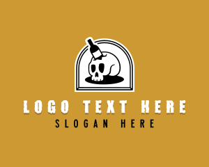 Skull Liquor Bar Logo