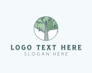 Gardening - Environment Tree Landscaping logo design