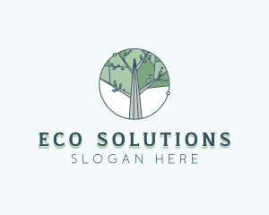 Environment Tree Landscaping logo design