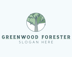 Environment Tree Landscaping logo design