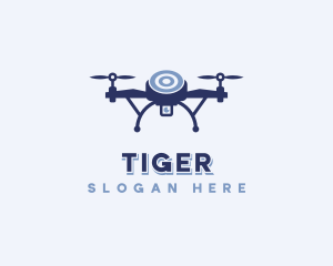 Tech Drone Surveillance Logo