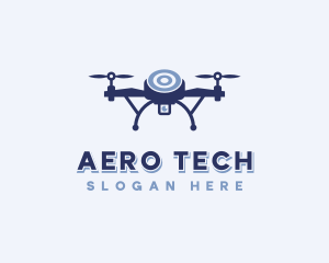 Tech Drone Surveillance logo design