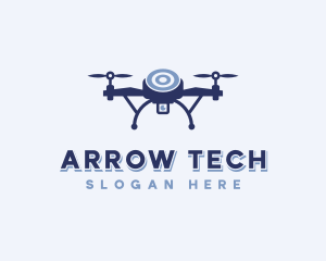 Tech Drone Surveillance logo design