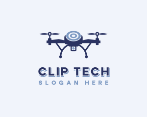 Tech Drone Surveillance logo design