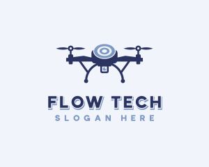 Tech Drone Surveillance logo design