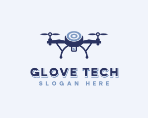 Tech Drone Surveillance logo design