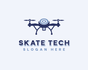 Tech Drone Surveillance logo design