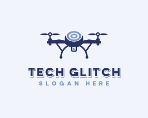 Tech Drone Surveillance logo design