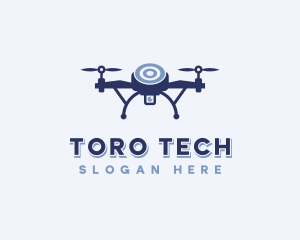 Tech Drone Surveillance logo design