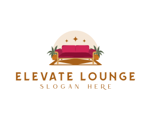 Lounge - Sofa Carpet Lounge Furniture logo design