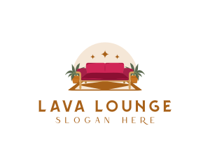 Sofa Carpet Lounge Furniture logo design