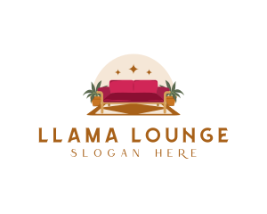 Sofa Carpet Lounge Furniture logo design