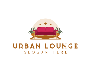 Lounge - Sofa Carpet Lounge Furniture logo design