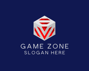 Modern Gaming Cube logo design