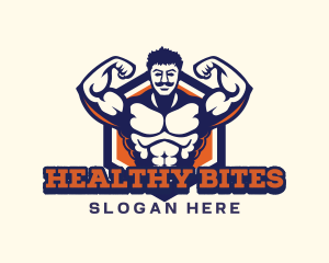 Gym Fitness Muscle logo design