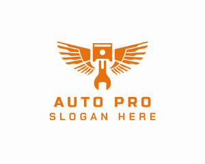 Orange Industrial Piston Wrench  Logo