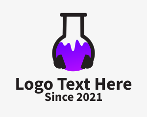 Lab - Flask Audio Headset logo design