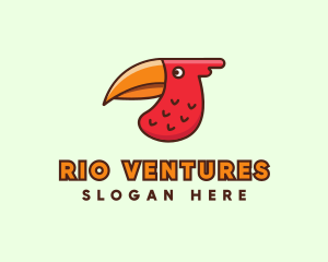 Rio - Wild Bird Toucan logo design
