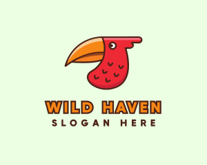 Wild Bird Toucan logo design