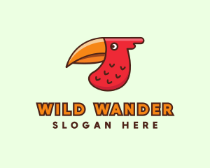 Wild Bird Toucan logo design