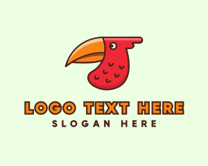 Stork - Wild Bird Toucan logo design
