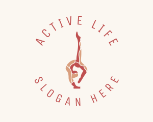 Gymnastics Fitness Exercise  logo design