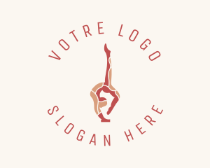 Aerobic - Gymnastics Fitness Exercise logo design