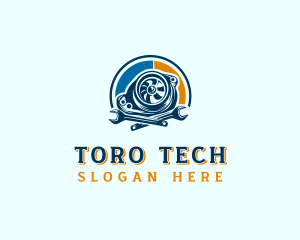 Turbo Engine Panel logo design