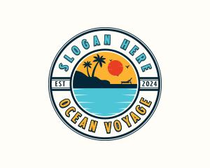 Beach Sea Toursim logo design