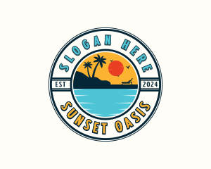 Beach Sea Toursim logo design