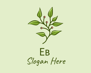 Berry Plant Seedling  Logo