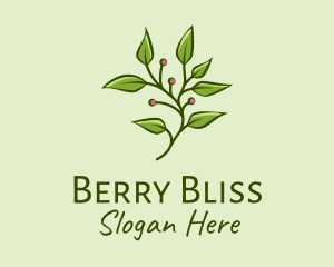 Berry Plant Seedling  logo design