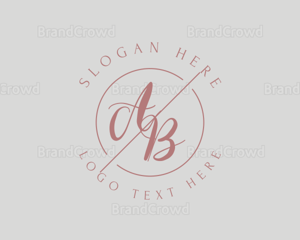 Makeup Style Monogram Logo