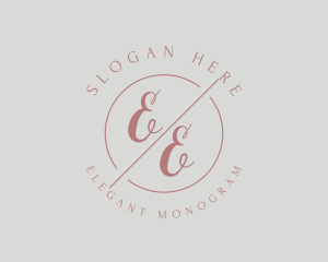 Monogram - Makeup Style Monogram logo design