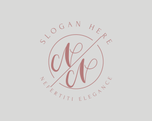 Makeup Style Monogram logo design