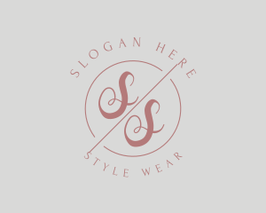 Makeup Style Monogram logo design